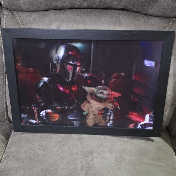 Star Wars Black and Red Wall Art